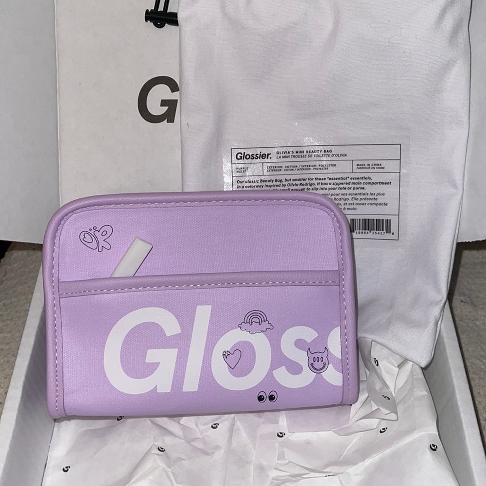 Olivia Rodrigo x Glossier mini beauty bag